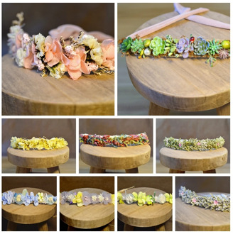 Newborn photography baby headband with baby girl flower bebe headbands handmade flower headband accessories studio photo