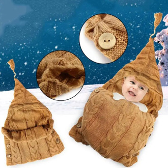 newborn photography props crochet baby clothes Sleeping Bags boy girl accessories costume infant handmade outfit