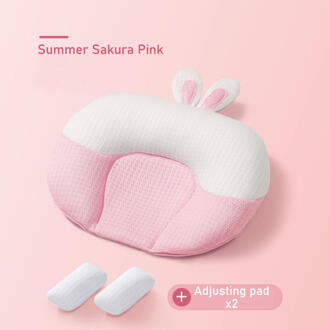 newborn zijslaapkussen baby kussen hoofd vormgeven Driehoek positioneringskussen voor baby's voedingskussen Summer roze