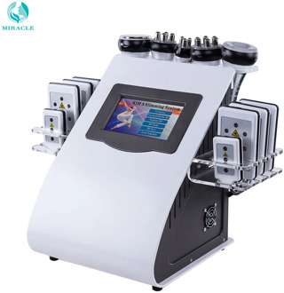 Newest 6 In 1 40K Cavitation Vacuum Fat Loss Sextupole Multipolar RF Lifting Slimming Machine Skin Tighten Body Shaping Machine