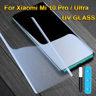 Newest UV Tempered Glass for Xiaomi Mi Note 10 Pro lite Ultra Full Liquid Glue Xiomi Mi 10 Pro Screen Protector Film Glass CC9