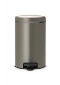 NewIcon Pedaalemmer 12 Liter Grijs