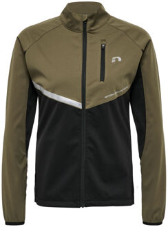 Newline Boston Shell Jacket Softshelljack Heren-Zwart,Olijf