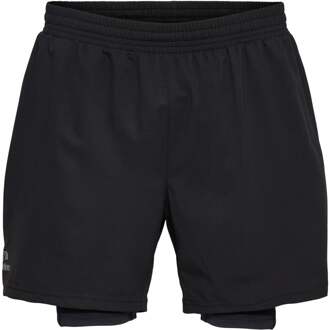 Newline Dallas 2in1 Shorts Heren-Zwart - S,M,L,XL,XXL