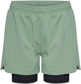 Newline Dallas Shorts 2in1 Shorts Dames-Groen - XS