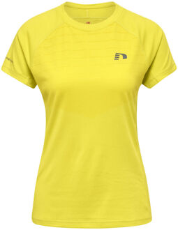Newline Lakeland Hardloopshirt Dames geel - XS