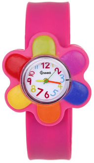 Newly 1 Pcs Children Kids Wrist Quartz Watch Silicone Strap Cute Cartoon Style Fashion Birthday Gift FIF66