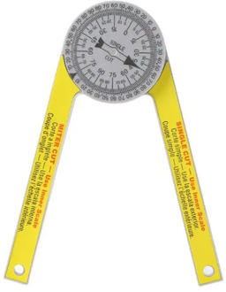 Newly Miter Saw Protractor Engraved Dial Scale ABS Digital Protractor Ruler Inclinometer Goniometer Level Measuring Tool