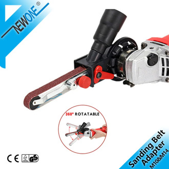 NEWONE Mini Sander Sanding Belt Adapter Bandfile Belt Head Sander for M10/M14 Electric Angle Grinder