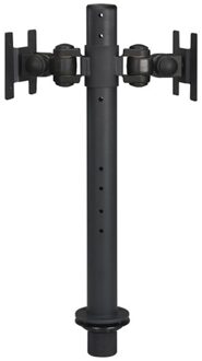 NewStar FPMA-D050D - Draaibare monitorarm - Geschikt voor 2 schermen van 10 t/m 30 inch - Zwart