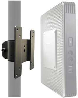 NewStar THINCLIENT-05 - Bevestigingscomponent (houder) voor thin client - zwart - te bevestigen aan paal