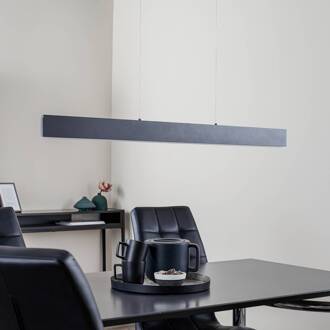 Nex LED hanglamp zwart mat zwart mat, wit gesatineerd