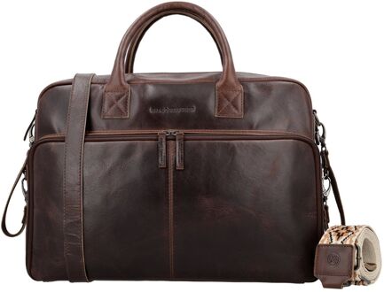 Next Navajo Diaperbag darkbrown damestas luiertas Bruin - H 27 x B 39 x D 18 cm