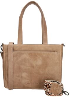 Next Navajo Handbag sand handtas dames Zand - H 34 x B 34 x D 8 cm