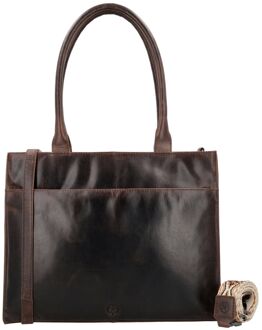 Next Navajo Laptopbag darkbrown Bruin - H 32 x B 39 x D 13,50 cm