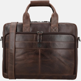 Next Navajo laptoptas 15.6 inch donkerbruin