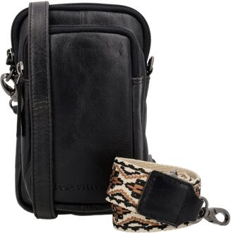 Next Navajo Phonebag black damestas Zwart - H 19 x B 12 x D 5 cm