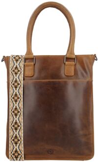 Next Navajo Shopper brown damestas Bruin - H 36 x B 30,50 x D 9,50 cm