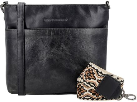 Next Navajo Shoulderbag 22355 black schoudertas dames Zwart - H 25 x B 26 x D 4.5 cm