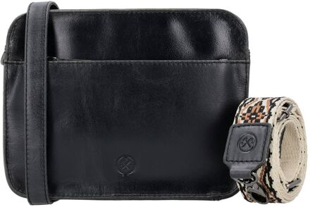 Next Navajo Shoulderbag black damestas Zwart - H 18 x B 23 x D 8 cm