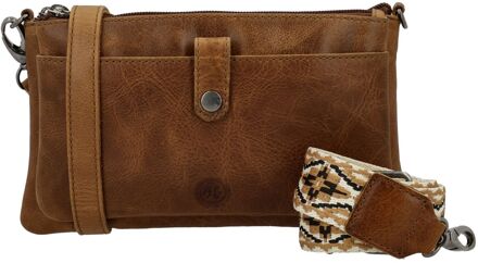 Next Navajo Shoulderbag brown damestas Bruin - H 14 x B 24 x D 2 cm