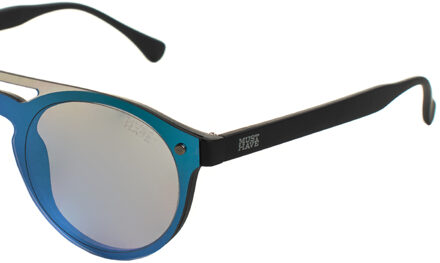 NEXT-ROUND Gepolariseerde Ronde Zonnebril voor Mannen en Vrouwen Zwart - One Size