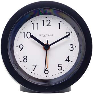 NeXtime Circle Tafelwekker zwart Ø10,5 cm