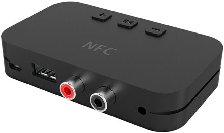 Nfc 5.0 Bluetooth Ontvanger A2DP Aux 3.5Mm Rca Jack Usb Smart Afspelen Stereo Audio Draadloze Adapter Voor Auto kit Speaker