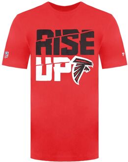 NFL Atlanta Falcons Rise Up Heren Rood T-Shirt - maat S