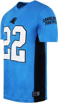 NFL Carolina Panthers Christian McCaffrey T-Shirt Blauw