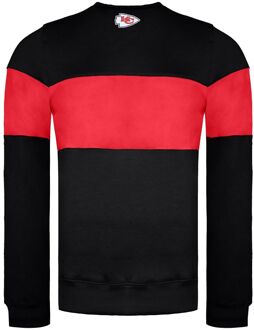 NFL Kansas City Chiefs Pannelled Heren Trui Zwart/rood