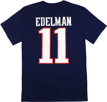 NFL New England Patriots Julian Edelman 11 T-Shirt Blauw