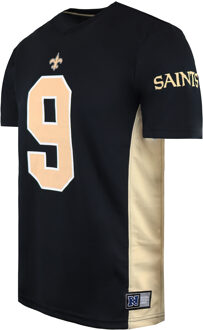 NFL New Orleans Saints Drew Brees T-Shirt Zwart