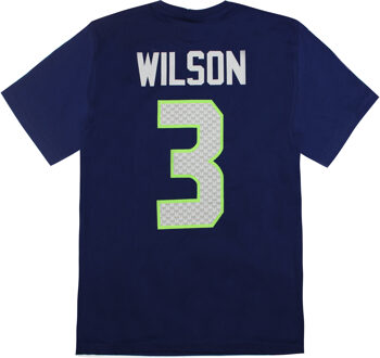 NFL Seattle Seahawks Russell Wilson T-Shirt Navy - 2XL