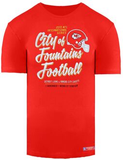 NFL Team Apparel Korte Mouw Crew Hals Rood Junioren T-shirt MKC2072RE - maat