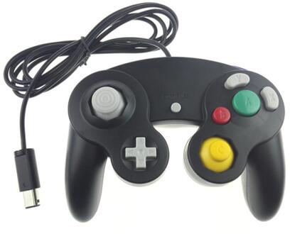 Ngc Gc Gamepad Wired Controller Voor Wii Gamecube Draagbare Joystick Met Usb Kabel Voor Pc Computer zwart