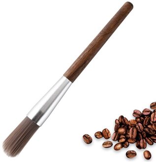 Nhbr Koffiemolen Machine Borstel Haren Afstoffen Borstels Met Houten Handvat Cleaner Tool Voor Barista Keuken Bar
