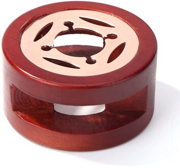 Nhbr Retro Lakzegel Smelten Oven Massief Hout Oven Oven Wax Pot Kralen Sticks Heater Wax Warmer Decoratieve Craft Tool