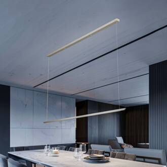 Niara LED hanglamp CCT aluminium geanodiseerd Natur geanodiseerd aluminium, Natur