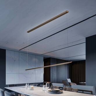 Niara LED hanglamp CCT bronz geanodiseerd brons geanodiseerd