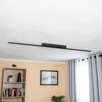 Niara LED plafondlamp, zwart geanodiseerd