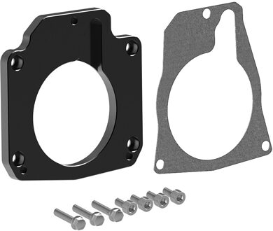 Nicecnc Aluminium Ls Gasklephuis Adapter Plaat-LS3 4 Bolt Gasklephuis Te LS1 3 Bolt Inlaatspruitstuk met Pakking