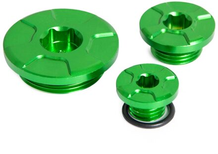 Nicecnc Motor Timing Caps Olie Filler Plug Carter Cover Voor Kawasaki KX250F KX450F KLX450R KX250 KX450 Kx 250 450 250F 450F