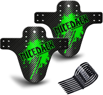 NICEDACK bicycle mudguard front/rear wheel mudguard carbon fiber mudguard MTB mountain bike fat bike mudguard