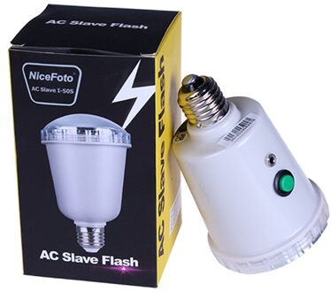 Nicefoto I-50S Ac Slave Led Flash Light Lamp 45W 5500K Sync Photo Studio Strobe