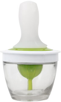 NICEYARD Basting Borstels Honing Olijfolie Gebak Borstel met Glazen Fles BBQ Siliconen Borstel Barbecue Gadget Keuken Koken Gereedschap