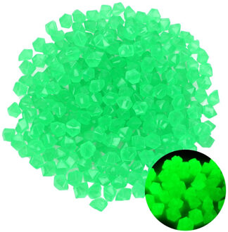 NICEYARD Hars Kunstmatige Geplaveide Lichtgevende Steen Tuin Decoratie 14mm Thuis Decors Gloeiende Grind 300 stuk/pak Groen