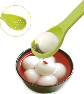 Niceyard Rvs Fruit Vork Blik Sap Filtering Lepel 2 In 1 Lange Handvat Zeef Vergiet Lepel Filter Servies