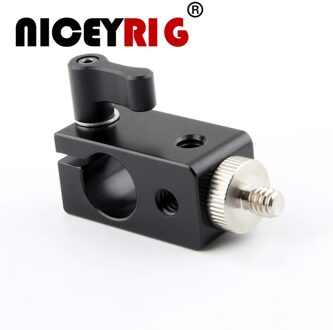 NICEYRIG 15mm Rod Clamp 1/4 "Schroef DSLR Camera Rig 15mm Rod Clamp 1/4" Hand Schroef DSLR camera Rig Schouder Rig Video Schieten