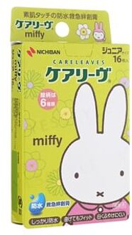 Nichiban Miffy Careleaves Waterproof Bandage 16 pcs